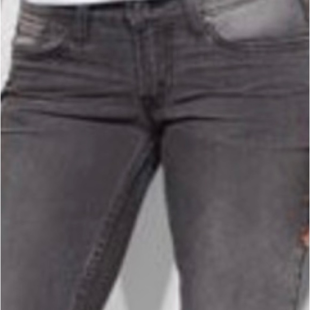 Levi's 524 Too Superlow Gray Faded Stretch Jeans